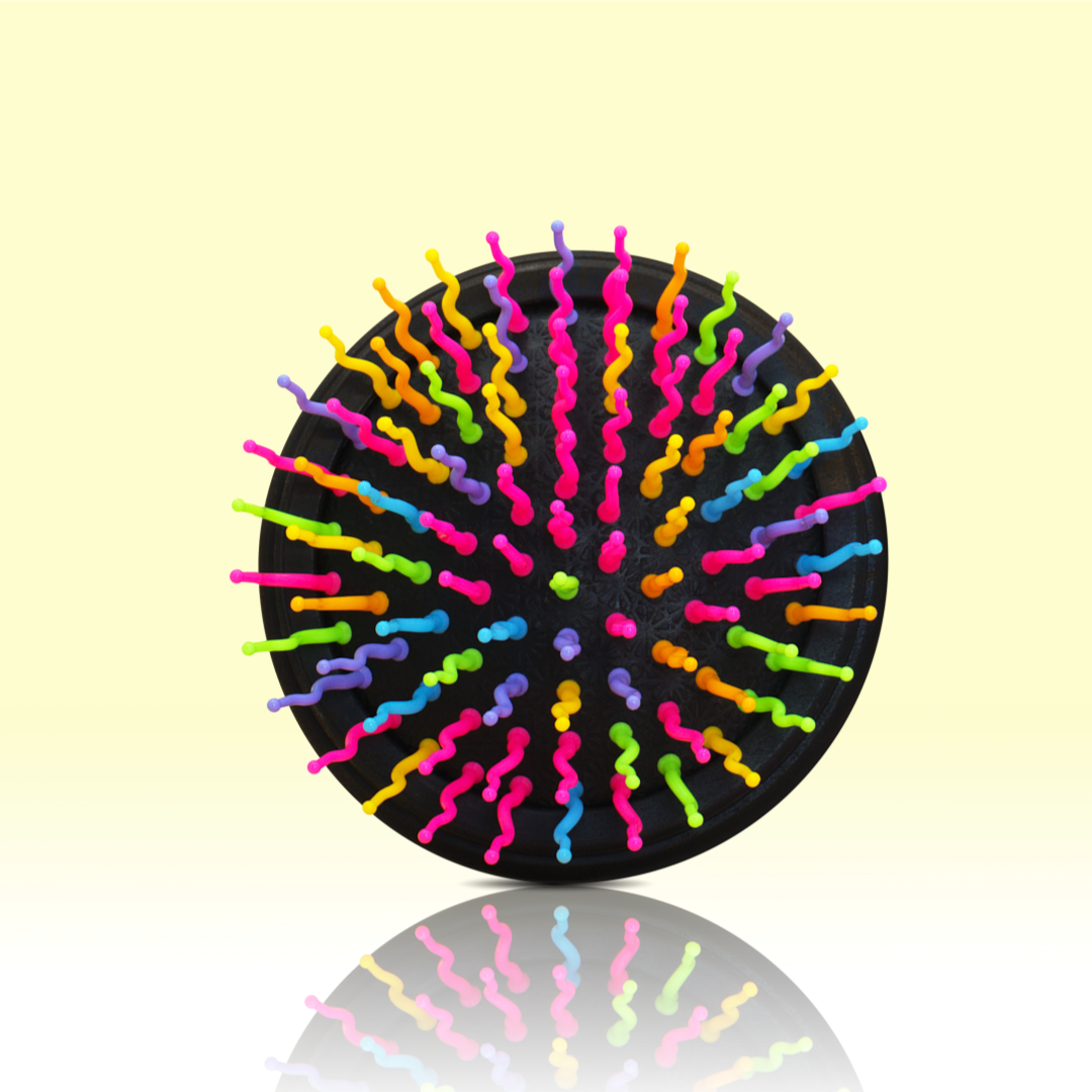 EYECANDY Rainbow Volume S Brush Compact (Black)