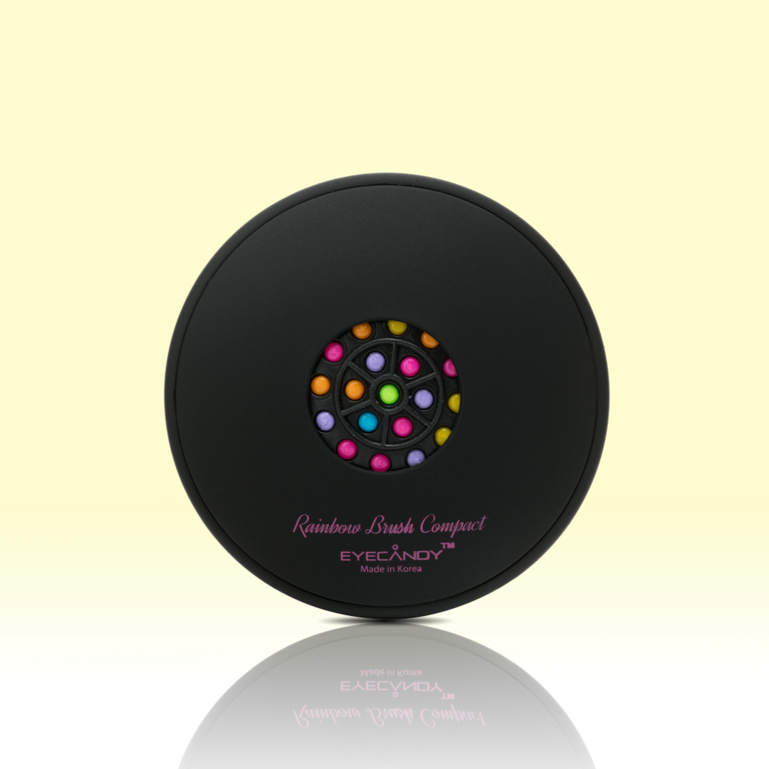 EYECANDY Rainbow Volume S Brush Compact (Black)