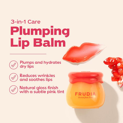 Frudia Pomegranate Honey 3 in 1 Lip Balm Jar - 10g