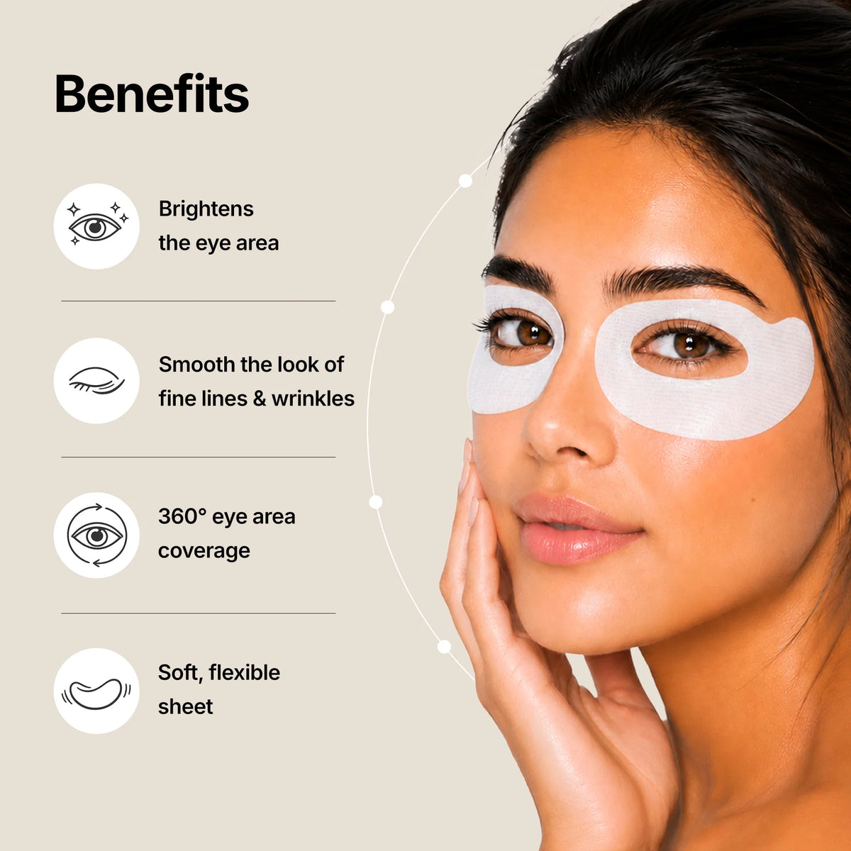 Genabelle PDRN 360 Rejuvenating Eye Mask (70 pcs)