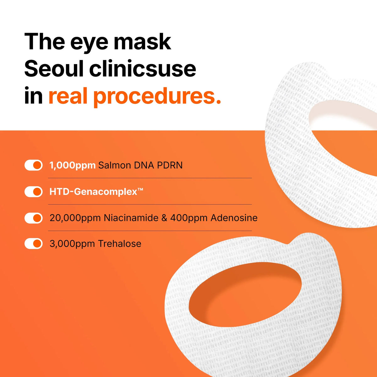 Genabelle PDRN 360 Rejuvenating Eye Mask (70 pcs)
