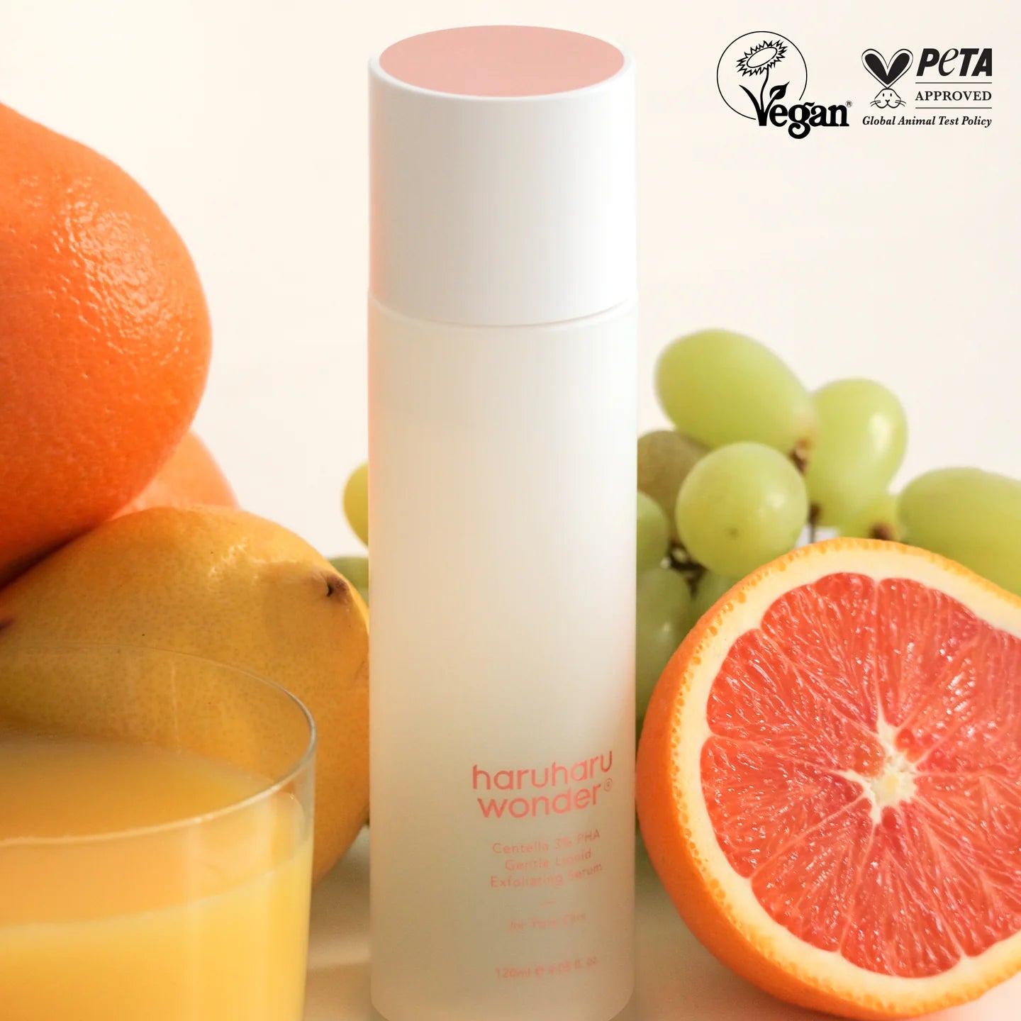 Haruharu Wonder Centella 3% PHA gentle liquid exfoliating serum - 120ml