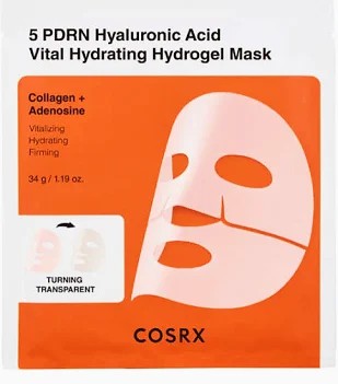Cosrx 5 PDRN Hyaluronic Acid Vital Hydrating Hydrogel Mask (1pc)