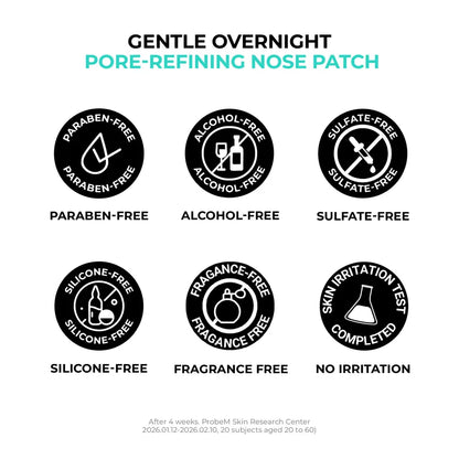 Jumiso Overnight Zero Pore Nose Patch (10 patches)