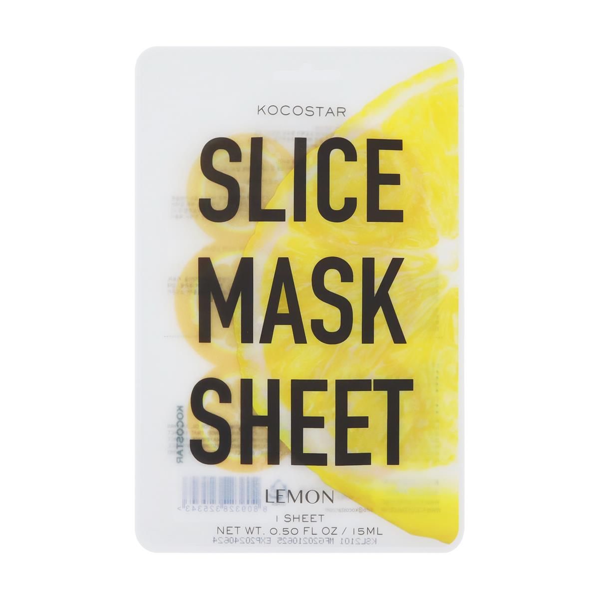 Kocostar Lemon Slice Mask Sheet - 6 slices