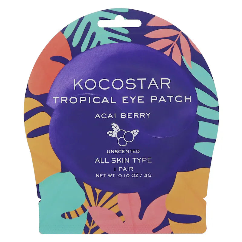 Kocostar Tropical Eye Mask Patch Acai Berry - 1 pair