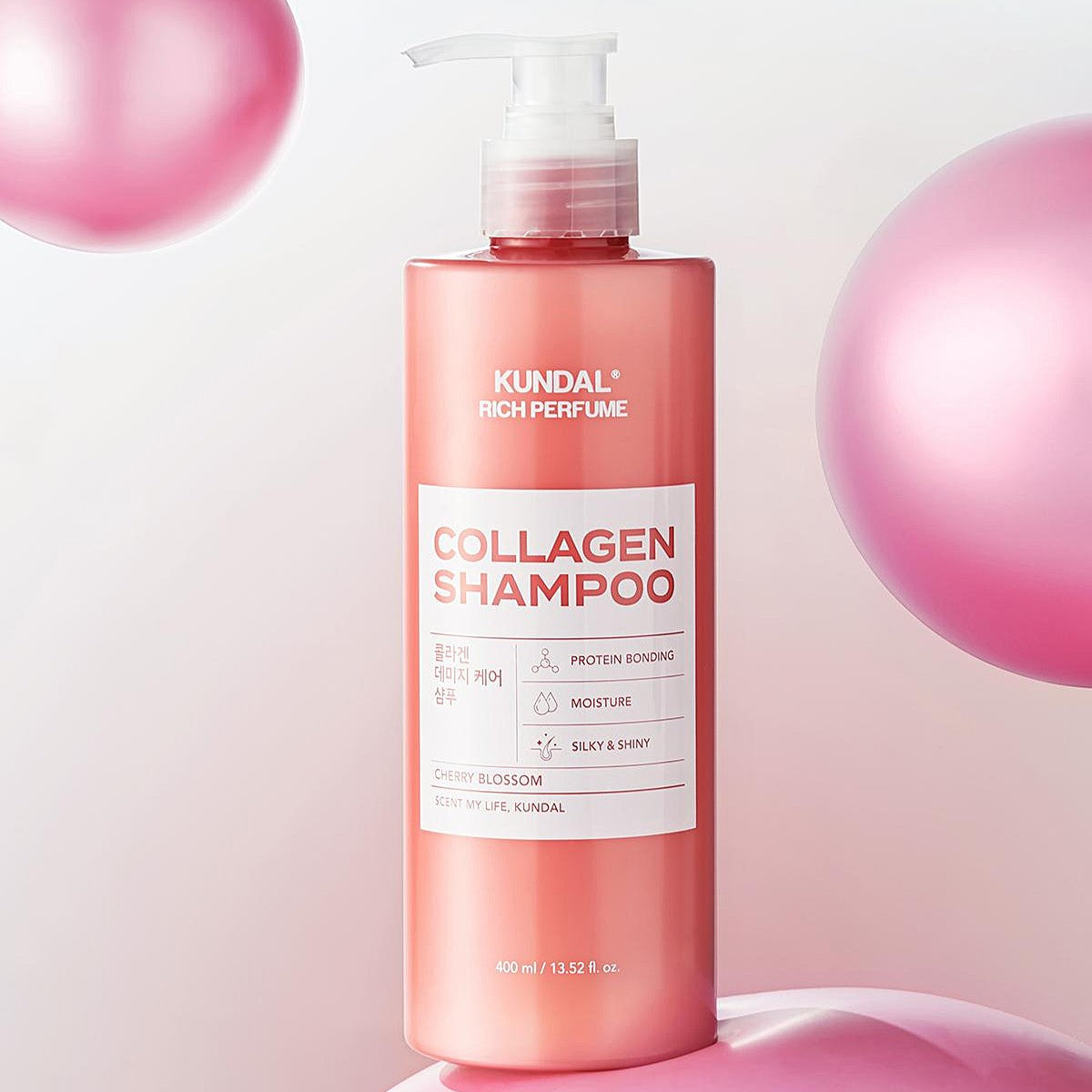 Kundal Rich Perfume Collagen Shampoo Cherry Blossom - 400ml