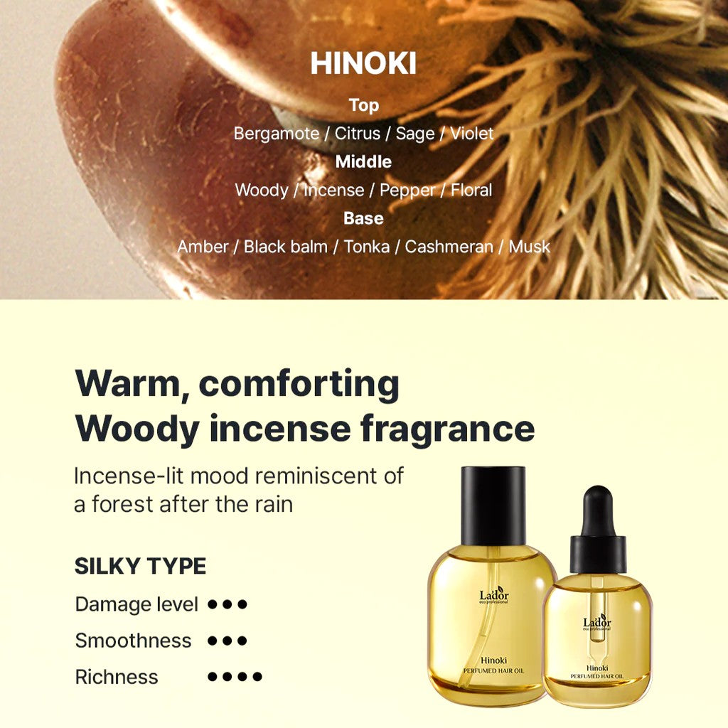 Lador Perfumed Hair Oil (Hinoki) 30ml