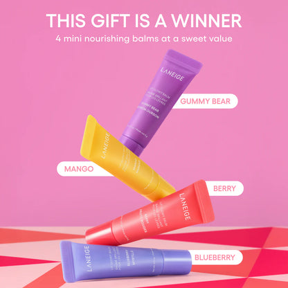 [New Limited Edition Holiday Set] Laneige Glowy Lip Minis