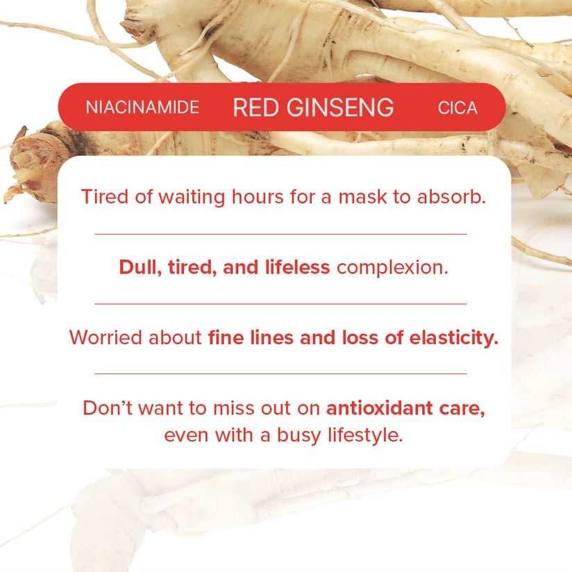Mary & May Vegan Collagen Red Ginseng Mask Set - 4 pcs