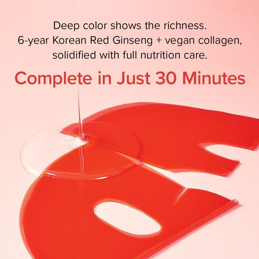 Mary & May Vegan Collagen Red Ginseng Mask Set - 4 pcs