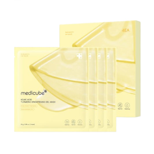 Medicube Kojic Acid Turmeric Brightening Gel Mask x 4