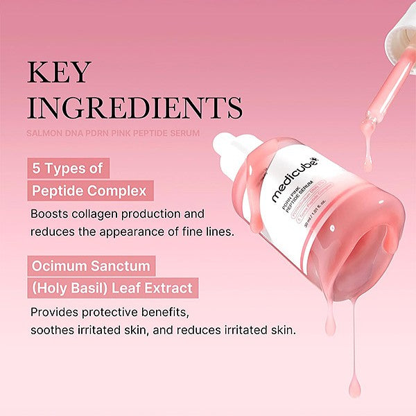 Medicube PDRN Pink Peptide Serum - 30ml
