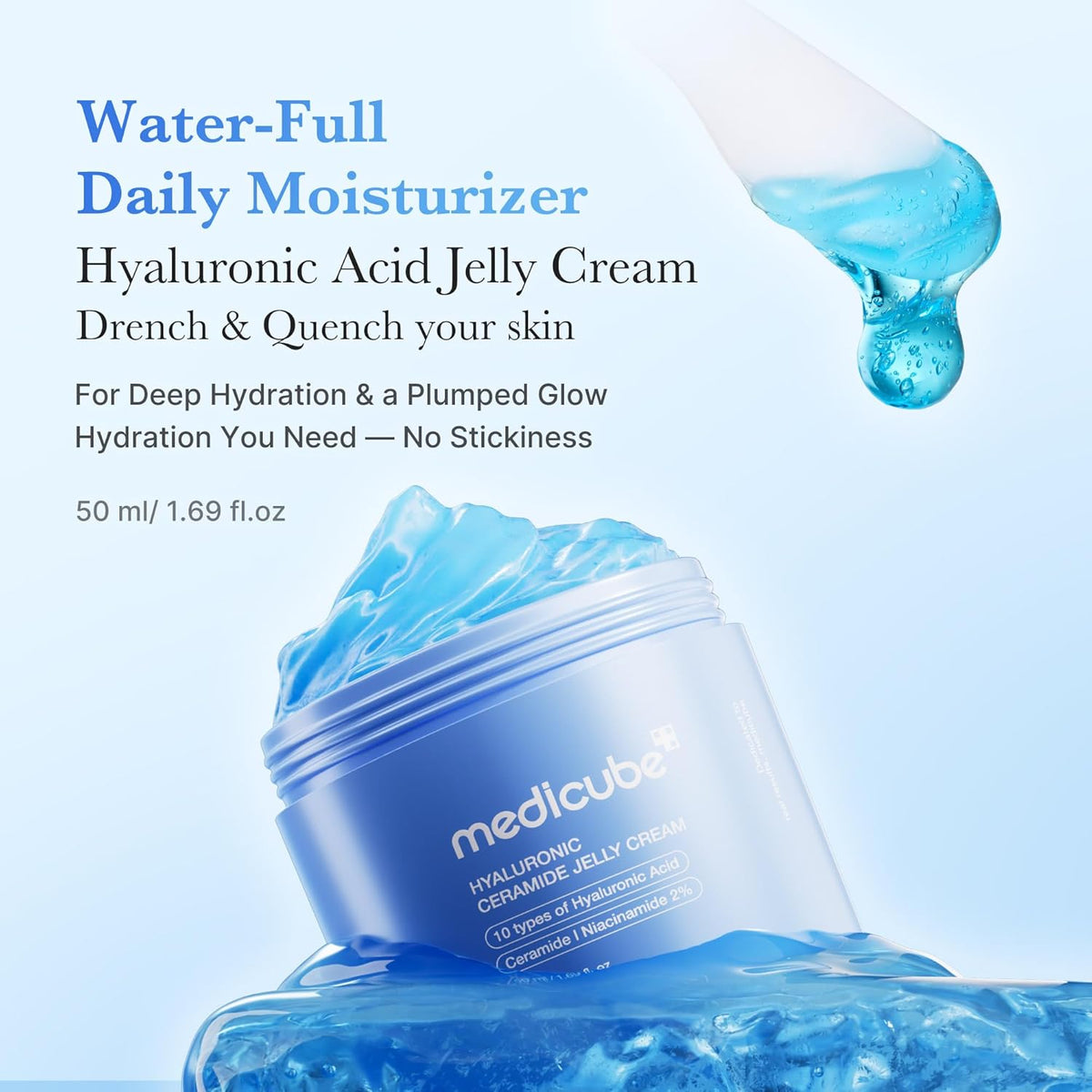 Medicube Hyaluronic Ceremide Jelly Cream 50ml