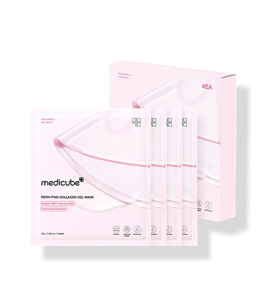 Medicube PDRN Pink Collagen Gel Mask 28g x 4 pcs