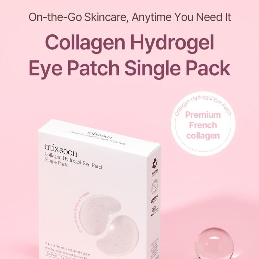 Mixsoon Collagen Hydrogel Eye Patch Single Pack Set (5 pairs)