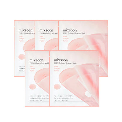 Mixsoon PDRN Collagen Hydrogel Mask Box - 5 pcs