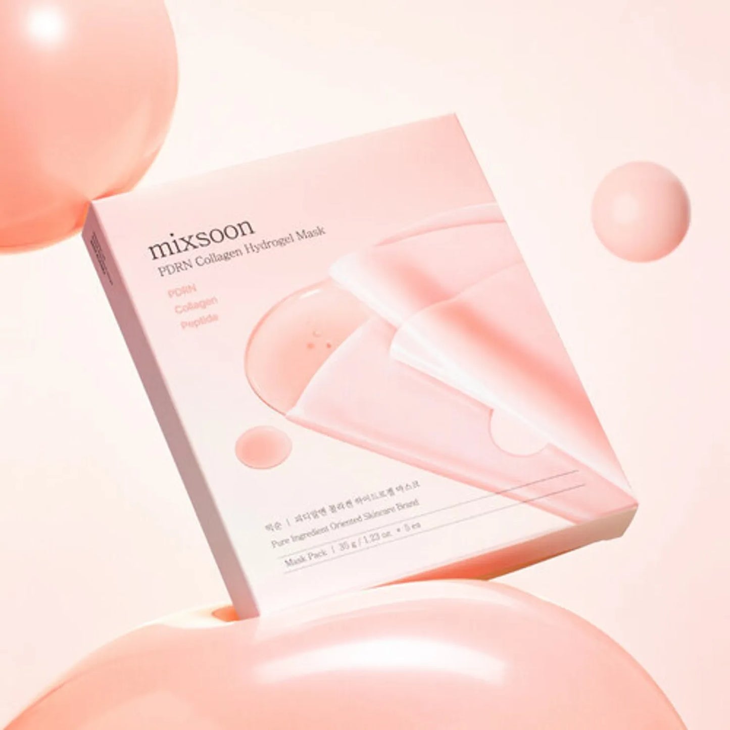 Mixsoon PDRN Collagen Hydrogel Mask Box - 5 pcs
