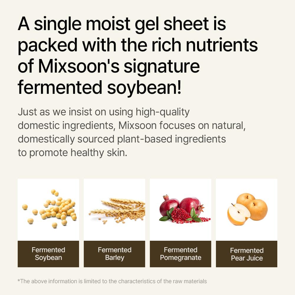 Mixsoon Bean Collagen Hydrogel Mask Box - 35g x 5