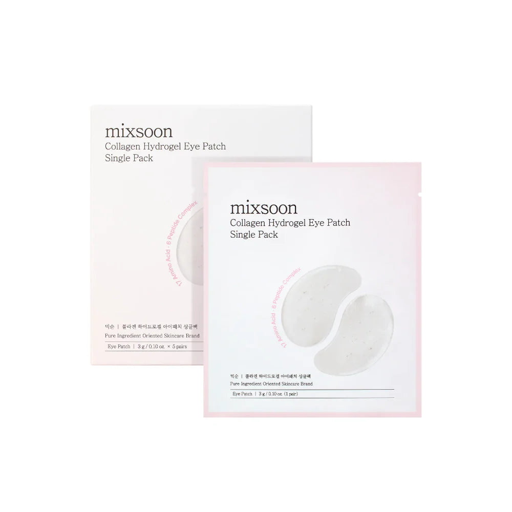 Mixsoon Collagen Hydrogel Eye Patch Single Pack Set (5 pairs)