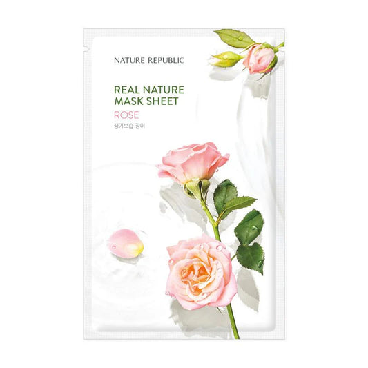 Nature Republic Real Nature Rose Sheet Mask 23ml