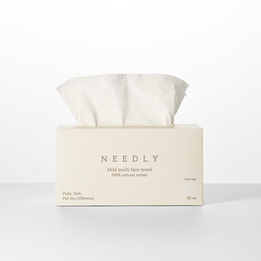 Needly Mild Multi Face Towels 80 pcs
