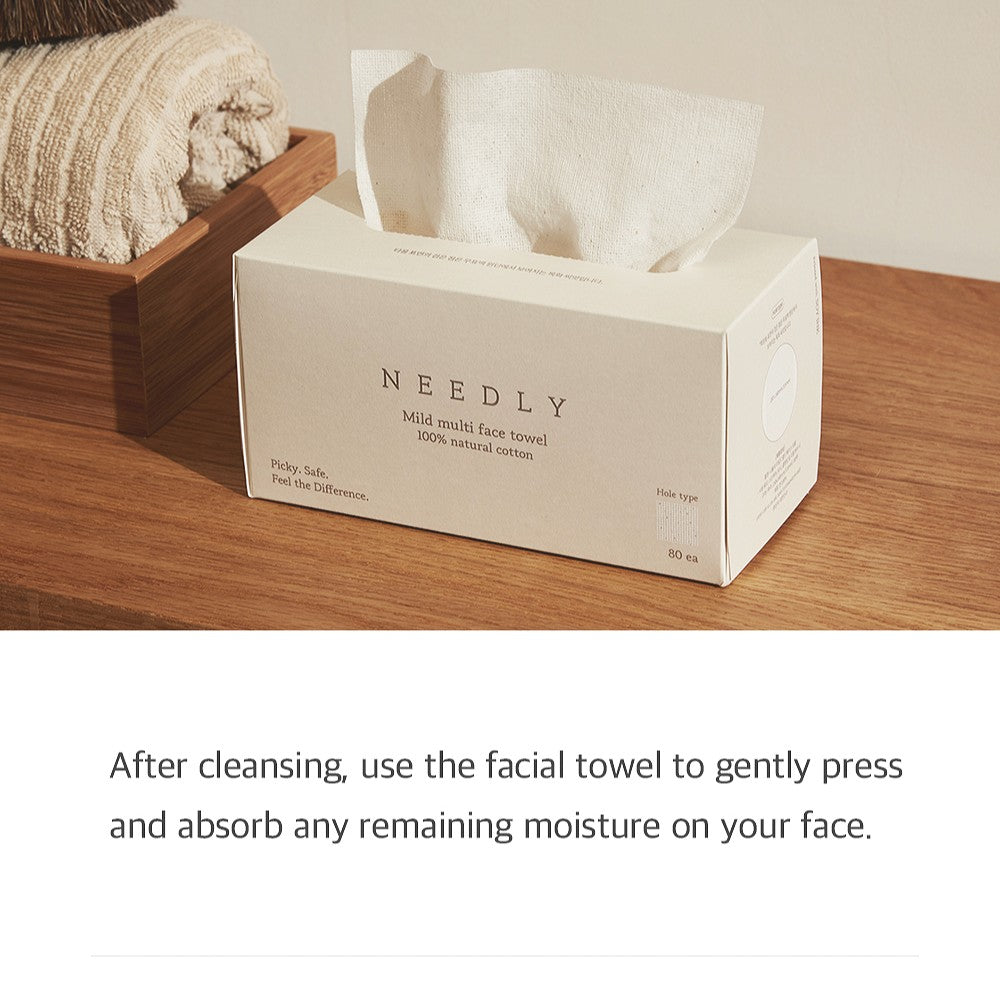 Needly Mild Multi Face Towel 80 pcs