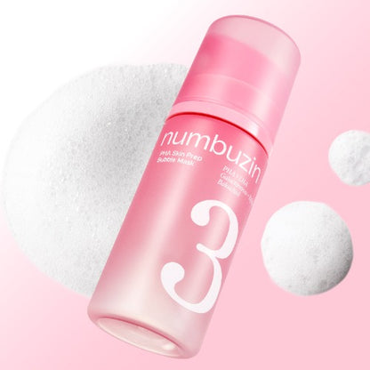 Numbuzin No.3 PHA Skin Prep Bubble Mask - 90ml