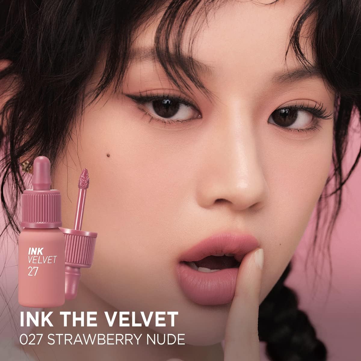 Peripera Ink The Velvet Lip Tint #27 Strawberry Nude 4g
