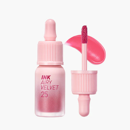 PERIPERA Ink Airy Velvet #25 Zazzy Peach Lip Tint 4g New Peaches Edition