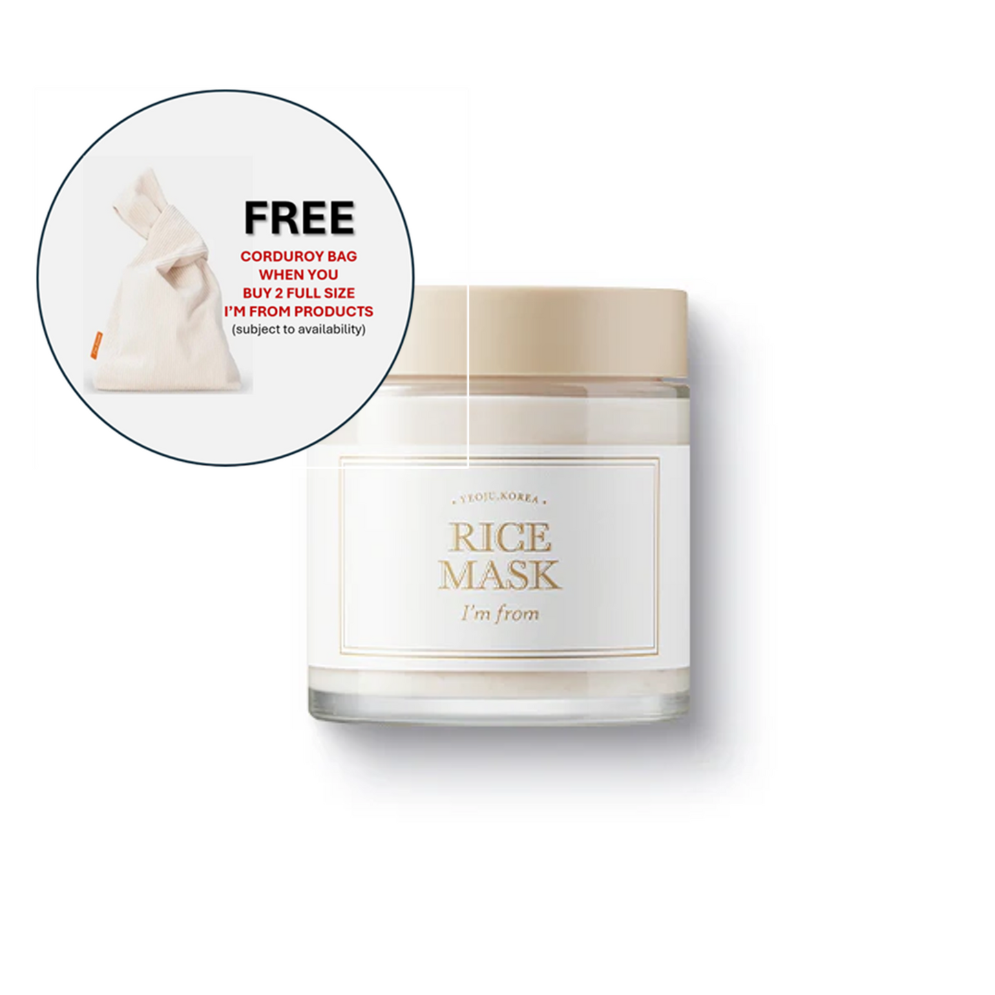 I'm From Rice Mask - 110ml