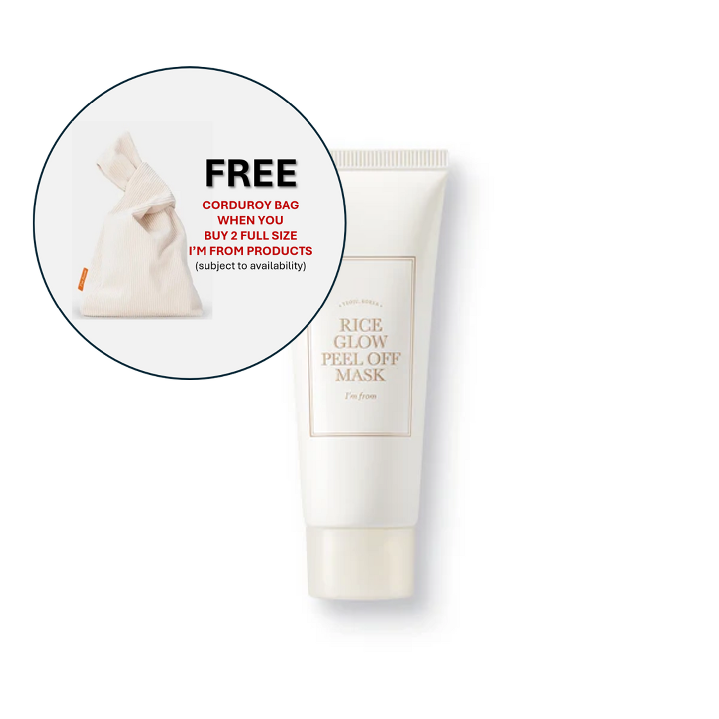 I'm From Rice Glow Peel Off Mask 70g