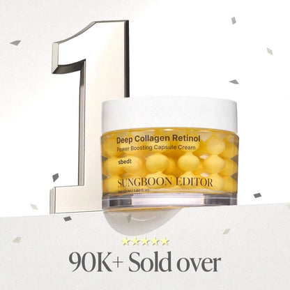 Sungboon Editor Deep Collagen Retinol Power Boosting Capsule Cream 50ml