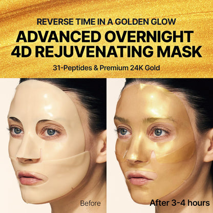Sungboon Editor Silk Peptide EGF Gold Mask - 4 pcs