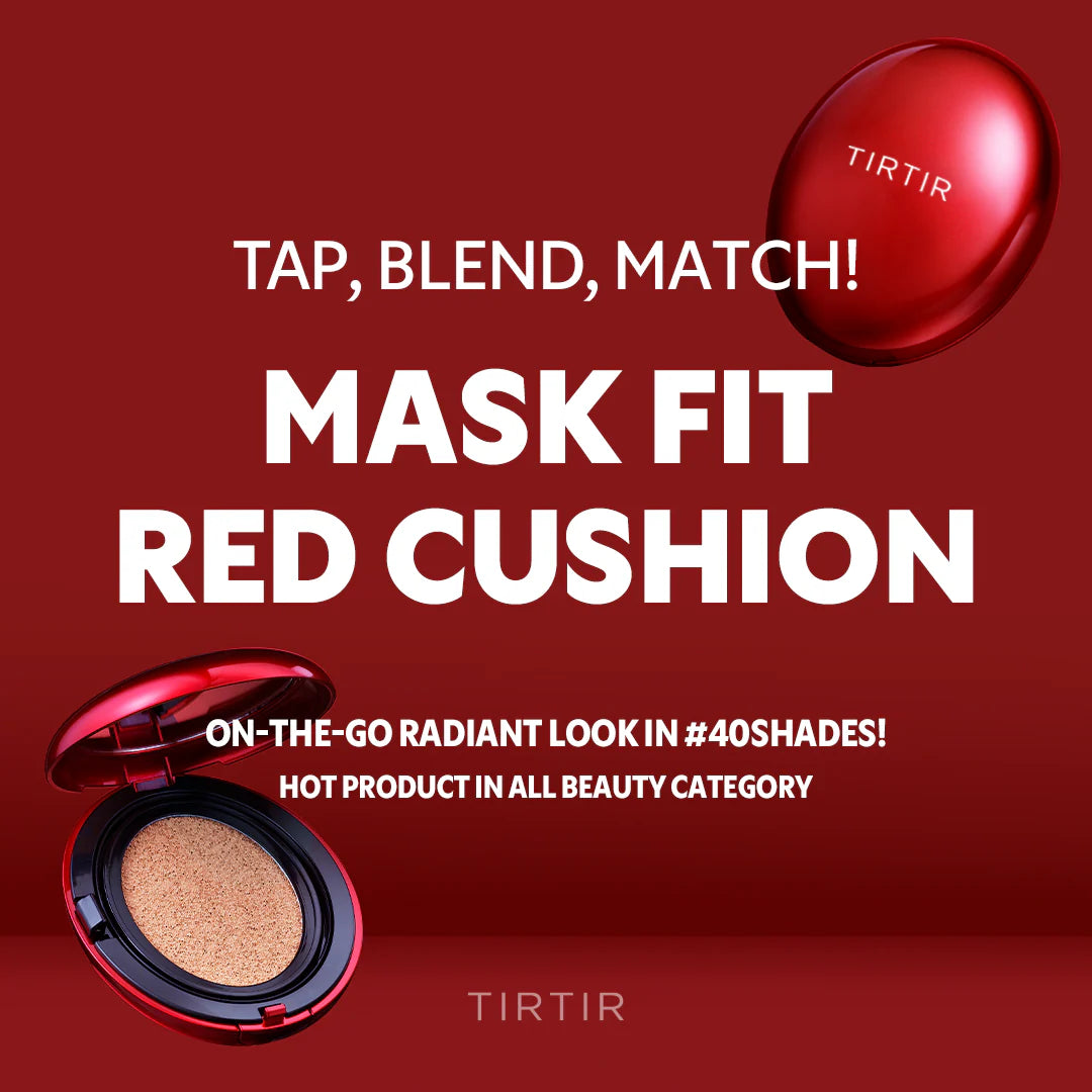 TIRTIR Mask Fit Red Cushion 13C Fair Travel- Friendly Mini Size 4.5g
