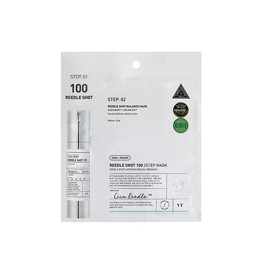 VT COSMETICS Mild Reedle Shot 100 2Step Mask (1.5g + 25g)