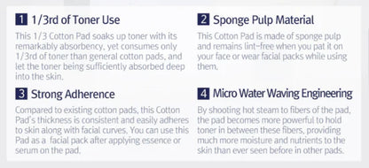 Pyunkang Yul 1/3 cotton pads -160 pcs