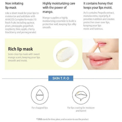 Frudia Mango Honey Lip Sleep Mask 10g