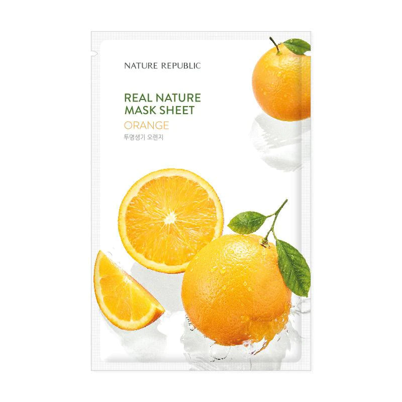 Nature Republic Real Nature Orange Sheet Mask - 23ml