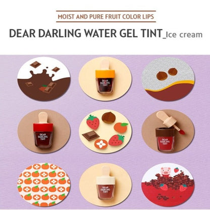 Etude House Dear Darling Water Gel Tint Ice Cream edition RD306 - Shark Red