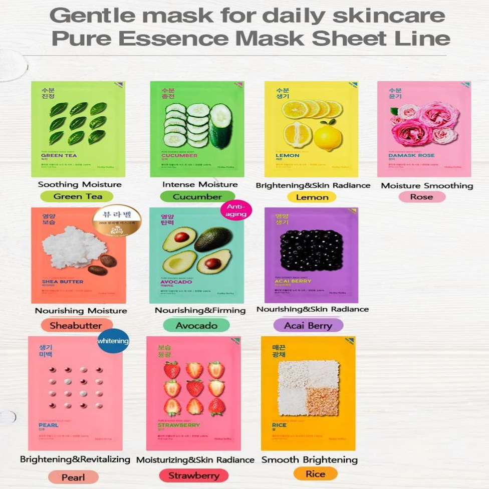 Holika Holika Pure Essence Charcoal Sheet Mask - 1 sheet