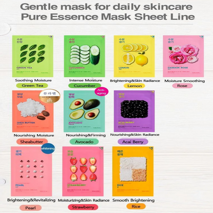 Holika Holika Pure Essence Strawberry Sheet Mask - 1 sheet