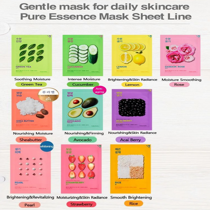 Holika Holika Pure Essence Cucumber Sheet Mask - 1 sheet