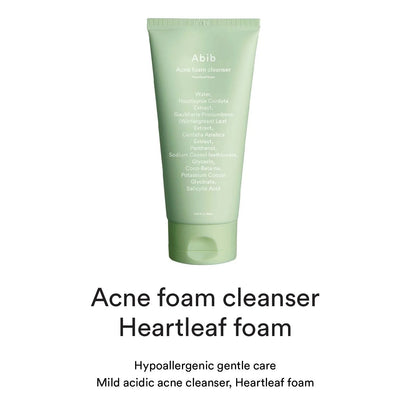 ABIB Acne Foam Cleanser Heartleaf Foam 150ml