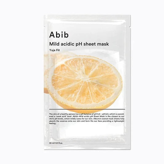 ABIB Mild Acidic pH Sheet Mask Yuja Fit - 1 sheet