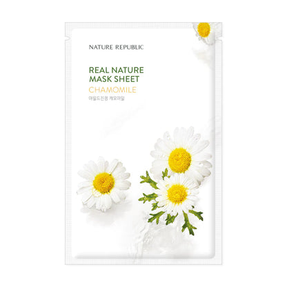 Nature Republic Real Nature Chamomile Sheet Mask - 23ml