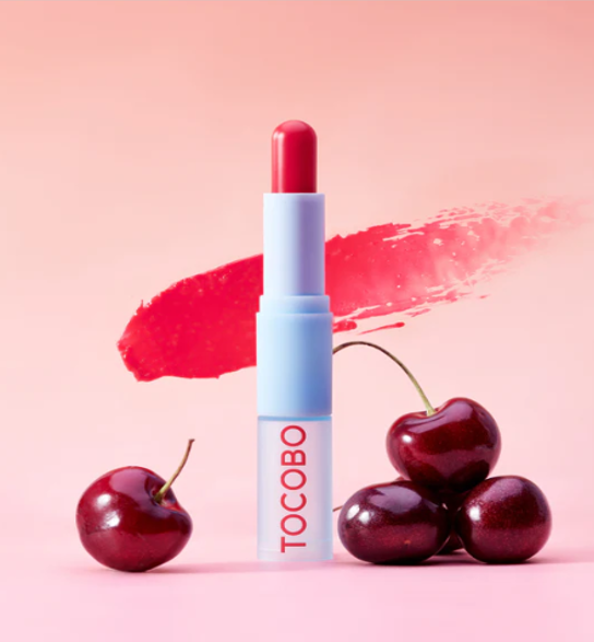 Tocobo Powder Glass Tinted Lip Balm 011 Flush Cherry