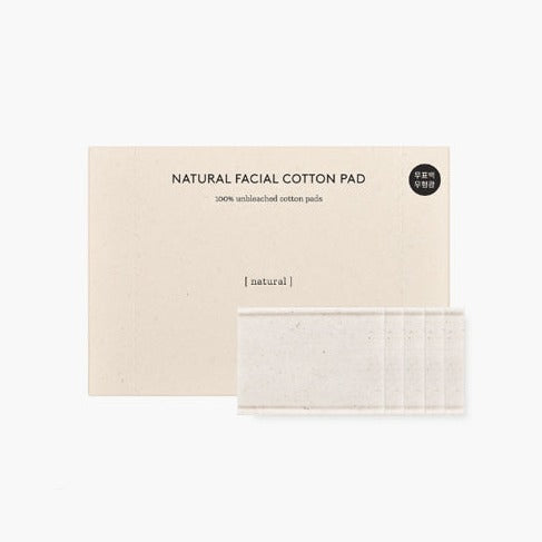 HYGGEE Natural Facial Cotton Pads (80 Pads)