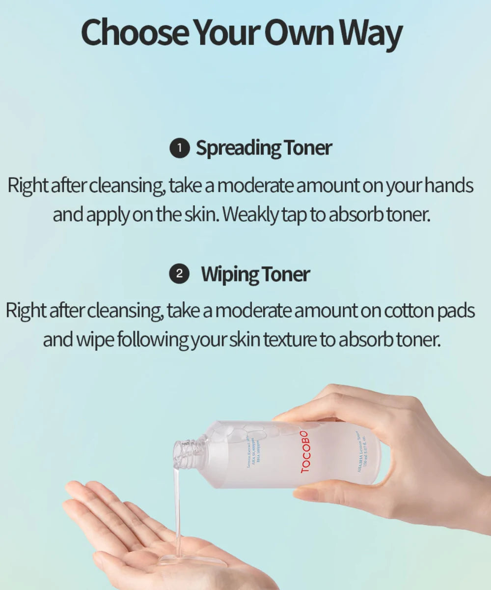 Tocobo AHA BHA Lemon Toner 150ml