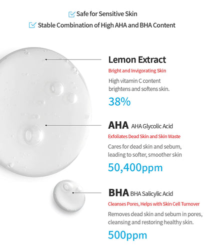 Tocobo AHA BHA Lemon Toner 150ml
